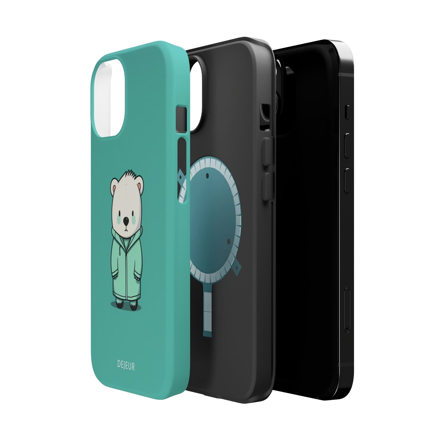 Aqua Coat Bear - iPhone MagSafe Tough Case