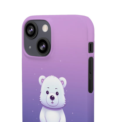 Violet Bear - iPhone Snap Case