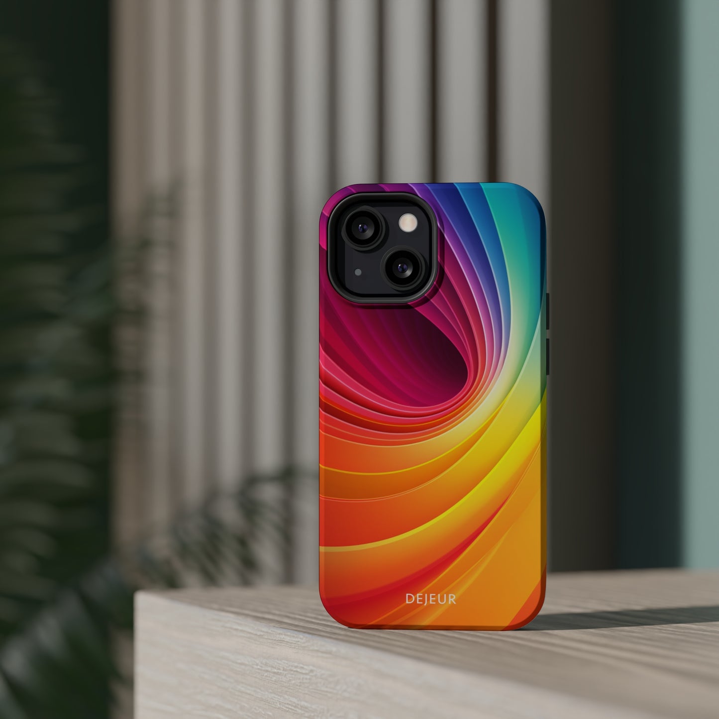 Rainbow Swirl - iPhone MagSafe Tough Case