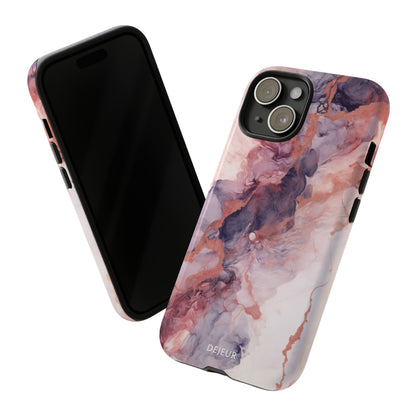 Royal Purple Marble - iPhone Tough Case