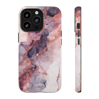 Royal Purple Marble - iPhone Tough Case