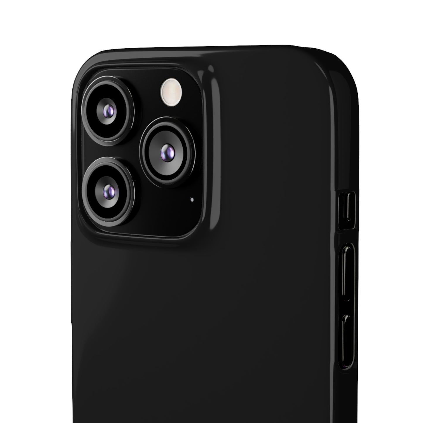 Pure Black - iPhone Snap Case