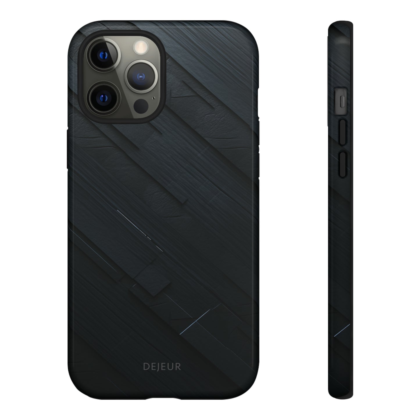 Synthetic Black Graphite - iPhone Tough Case