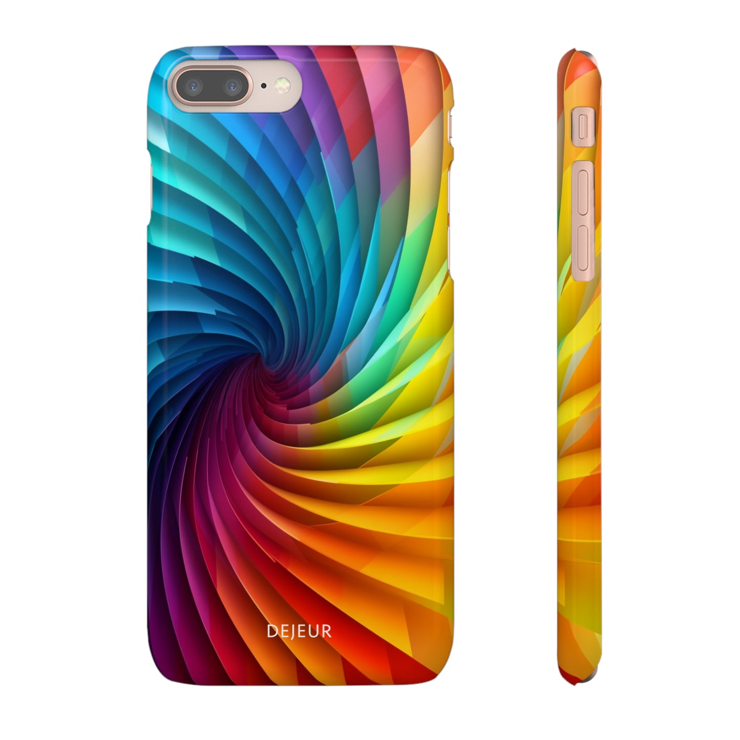 Rainbow Spiral - iPhone Snap Case