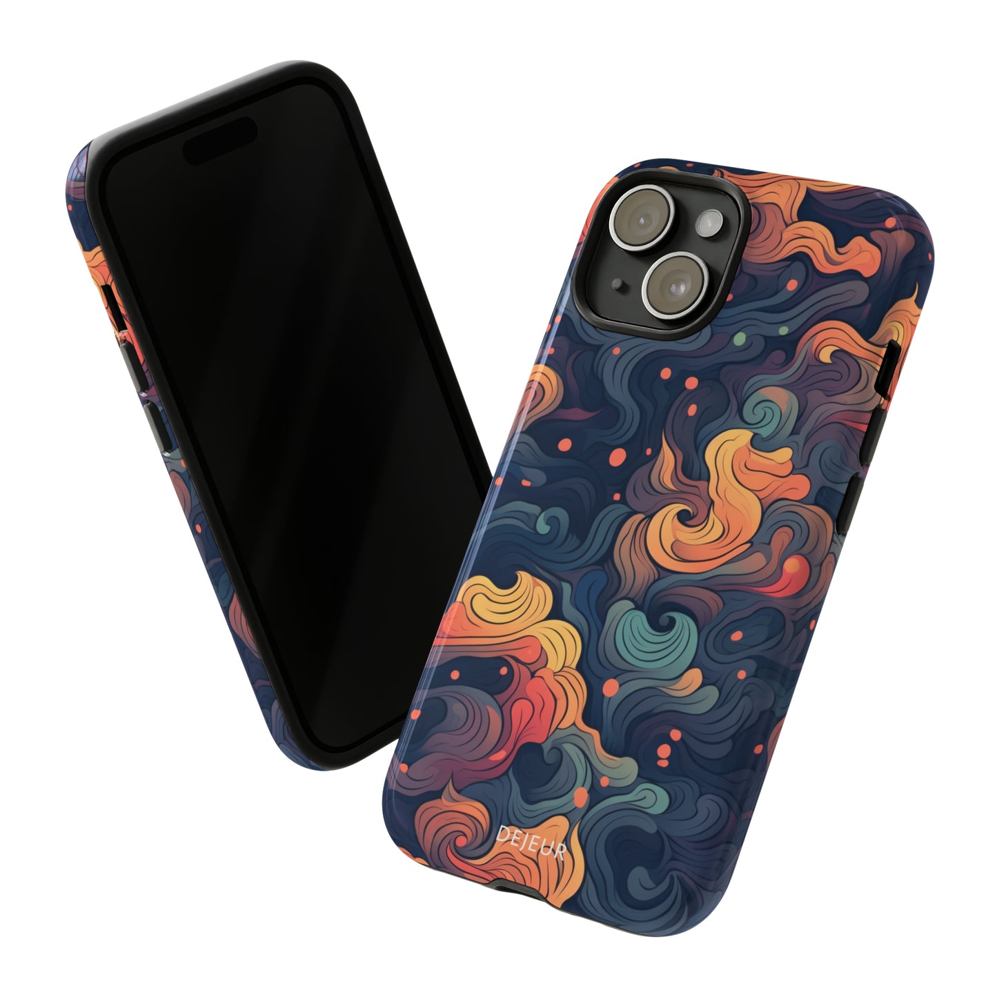 Fox Tail Swirls - iPhone Tough Case