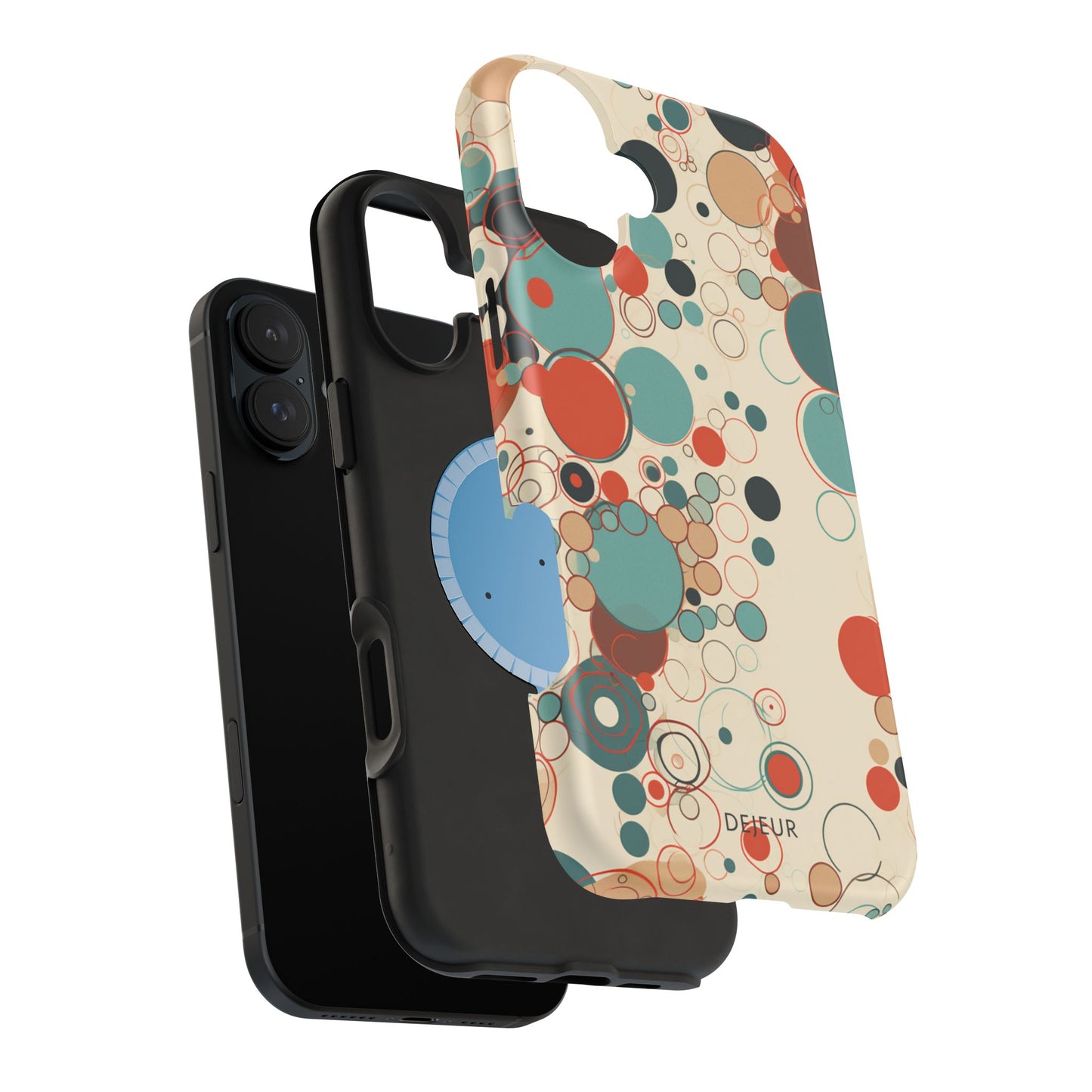 Pastel Line Circles - iPhone MagSafe Tough Case