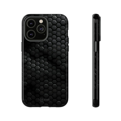 Black Carbon Matrix - iPhone Tough Case