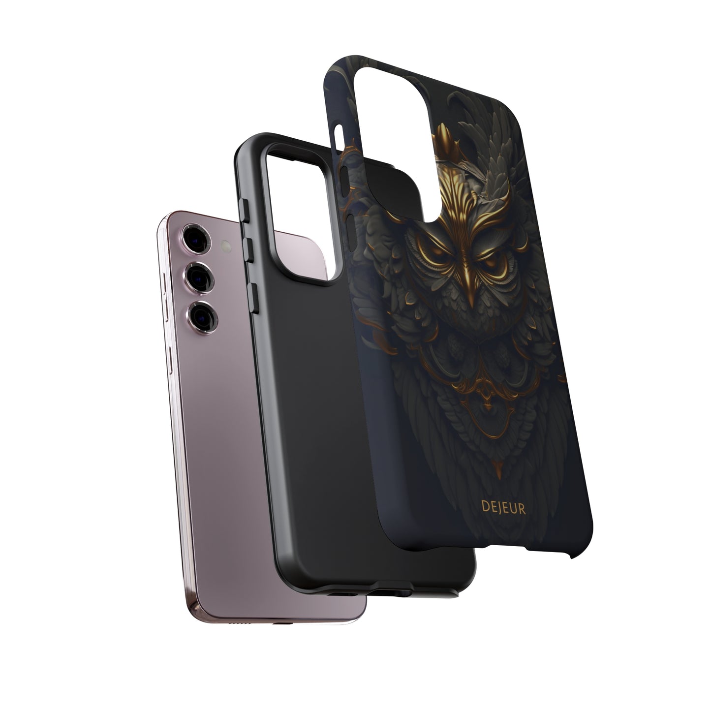 Golden Dark Owl - Samsung Galaxy Tough Case