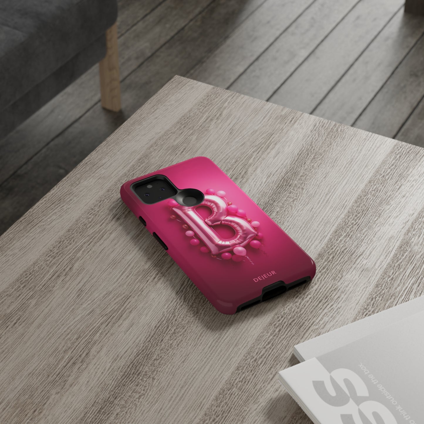 B Magenta Pink Balloons - Google Pixel Tough Case