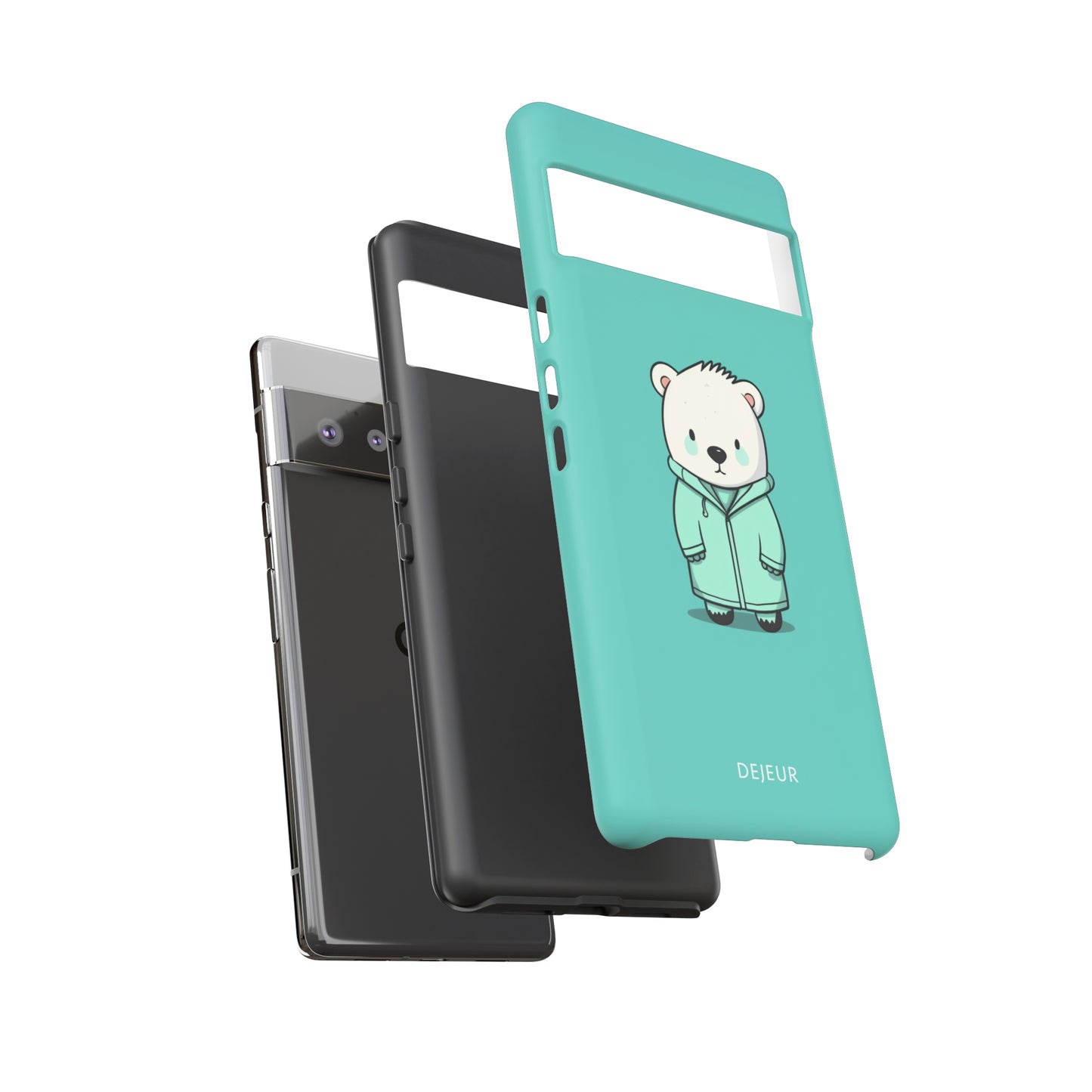 Aqua Coat Bear - Google Pixel Tough Case