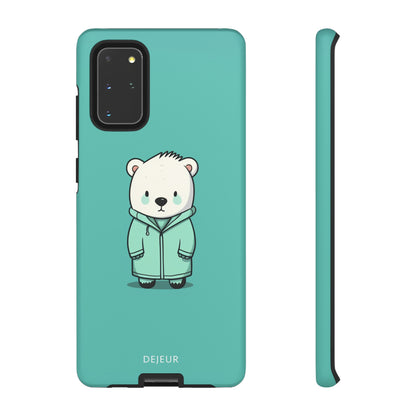 Aqua Coat Bear - Samsung Galaxy Tough Case