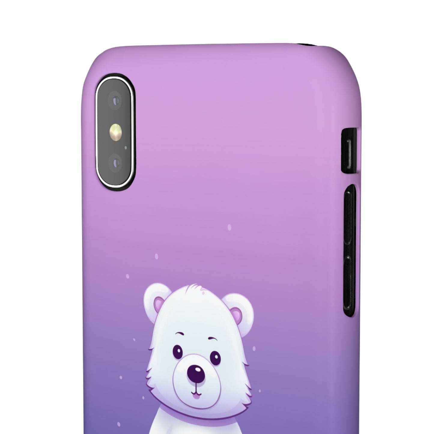 Violet Bear - iPhone Snap Case