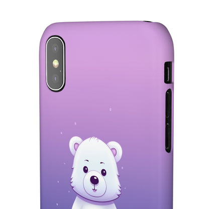 Violet Bear - iPhone Snap Case