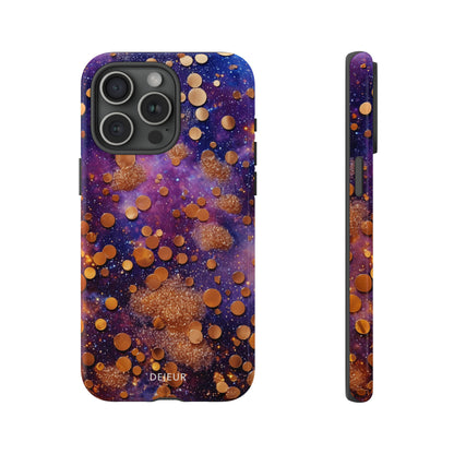 Cosmic Glitter Circles - iPhone Tough Case