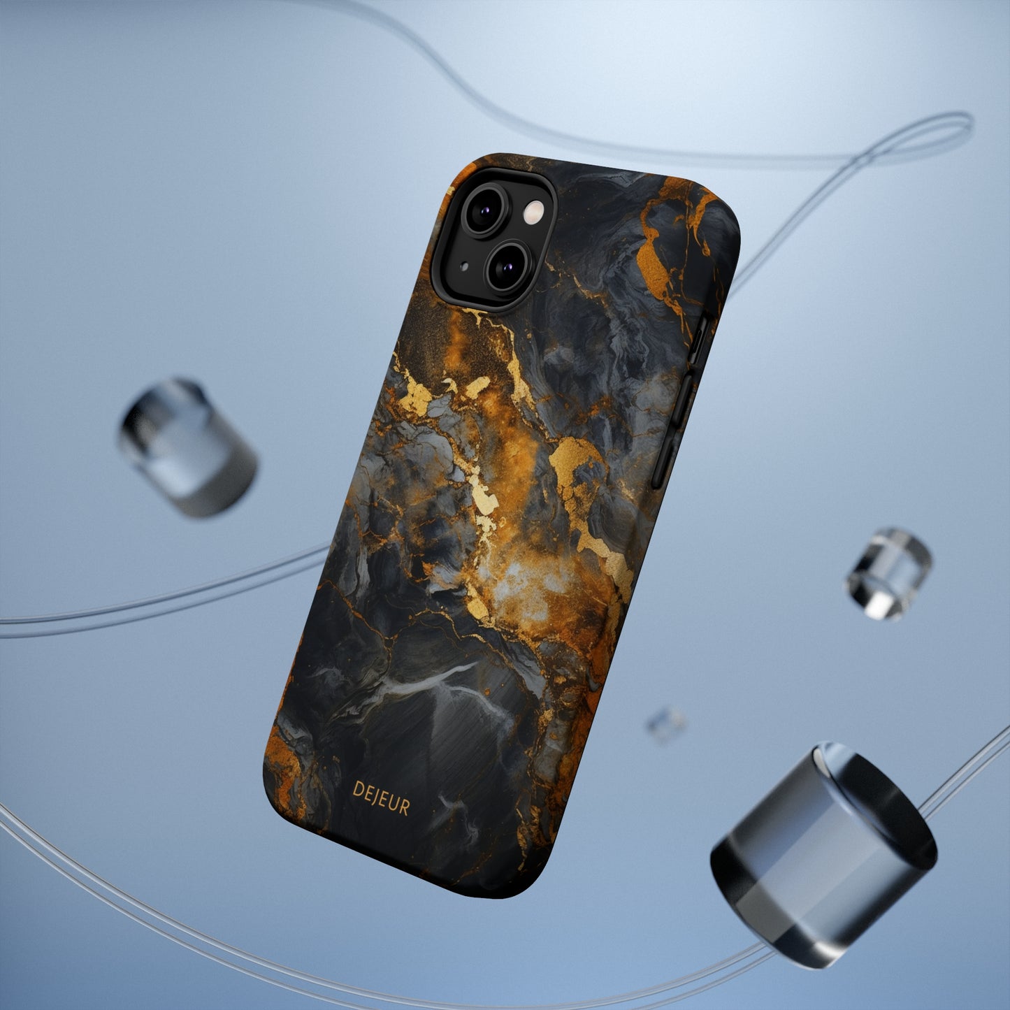 Platinum Gold Marble - iPhone MagSafe Tough Case