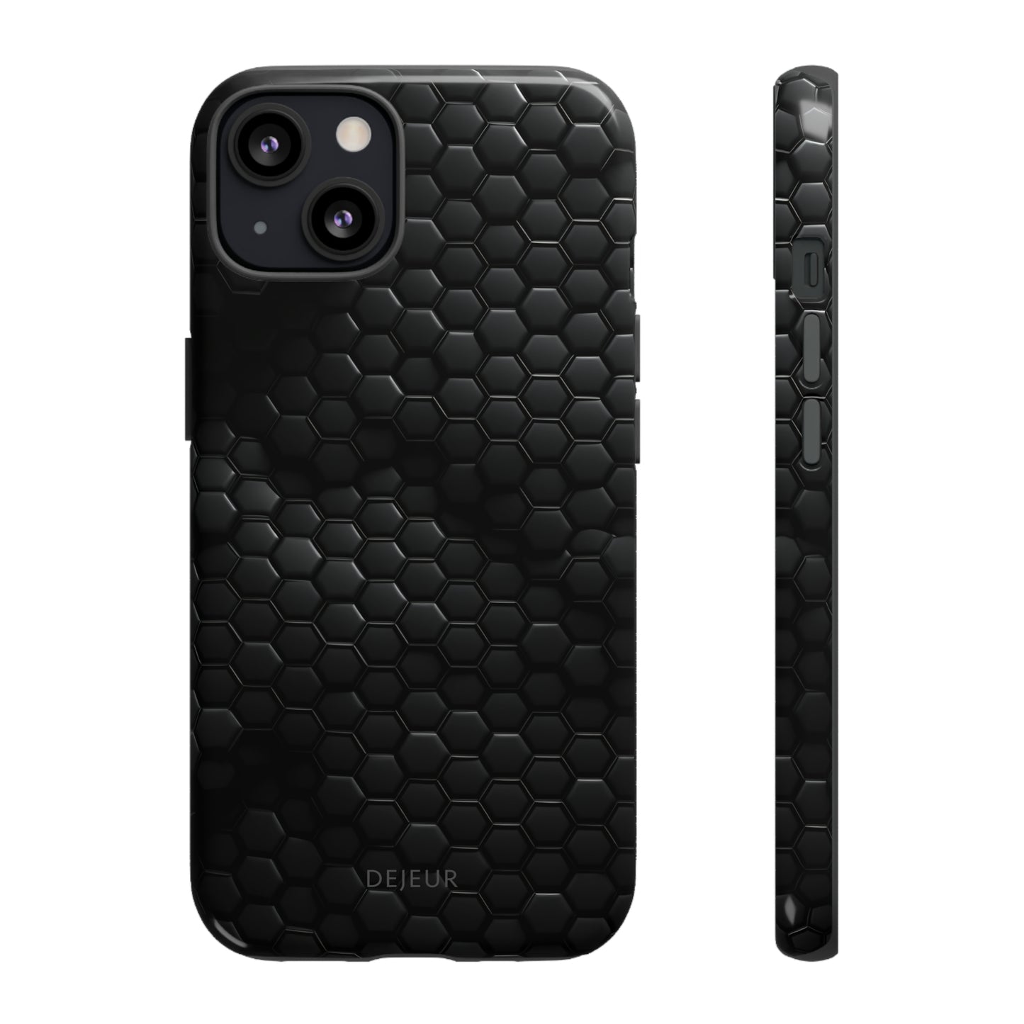 Black Carbon Matrix - iPhone Tough Case