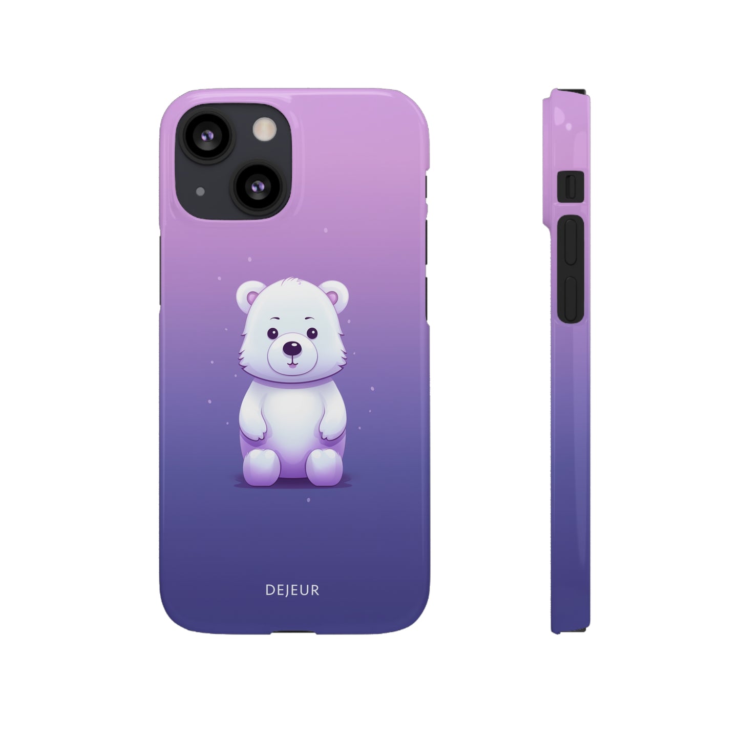 Violet Bear - iPhone Snap Case