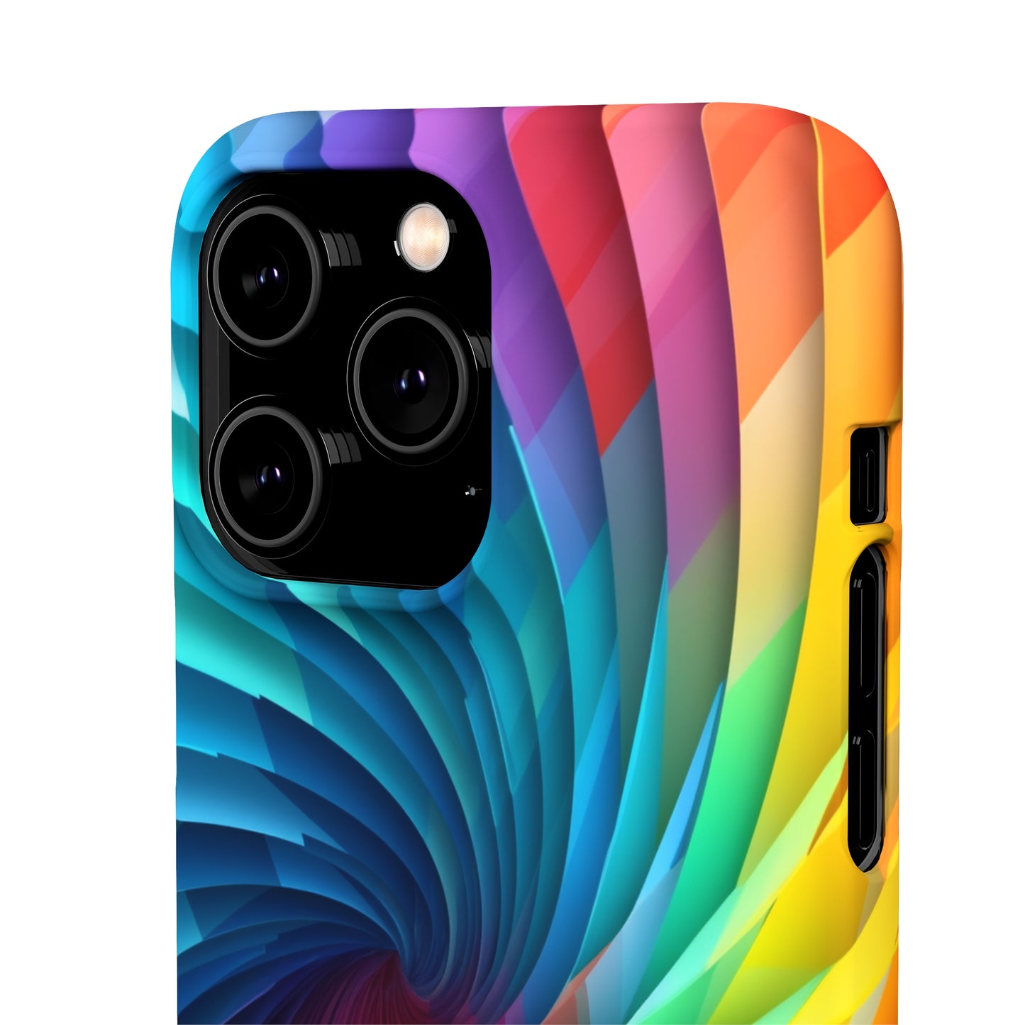 Rainbow Spiral - iPhone Snap Case