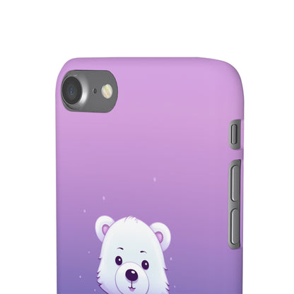 Violet Bear - iPhone Snap Case