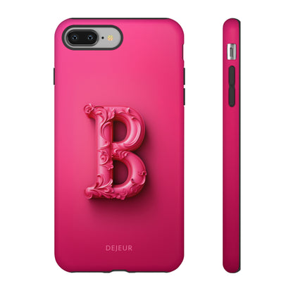 B Hot Pink - iPhone Tough Case