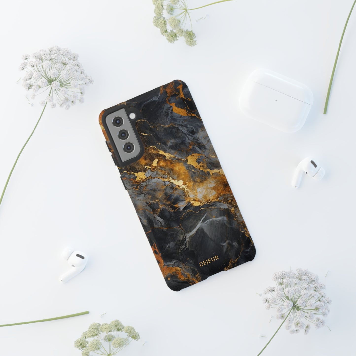 Platinum Gold Marble - Samsung Galaxy Tough Case