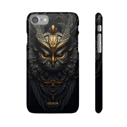 Golden Dark Owl - iPhone Snap Case