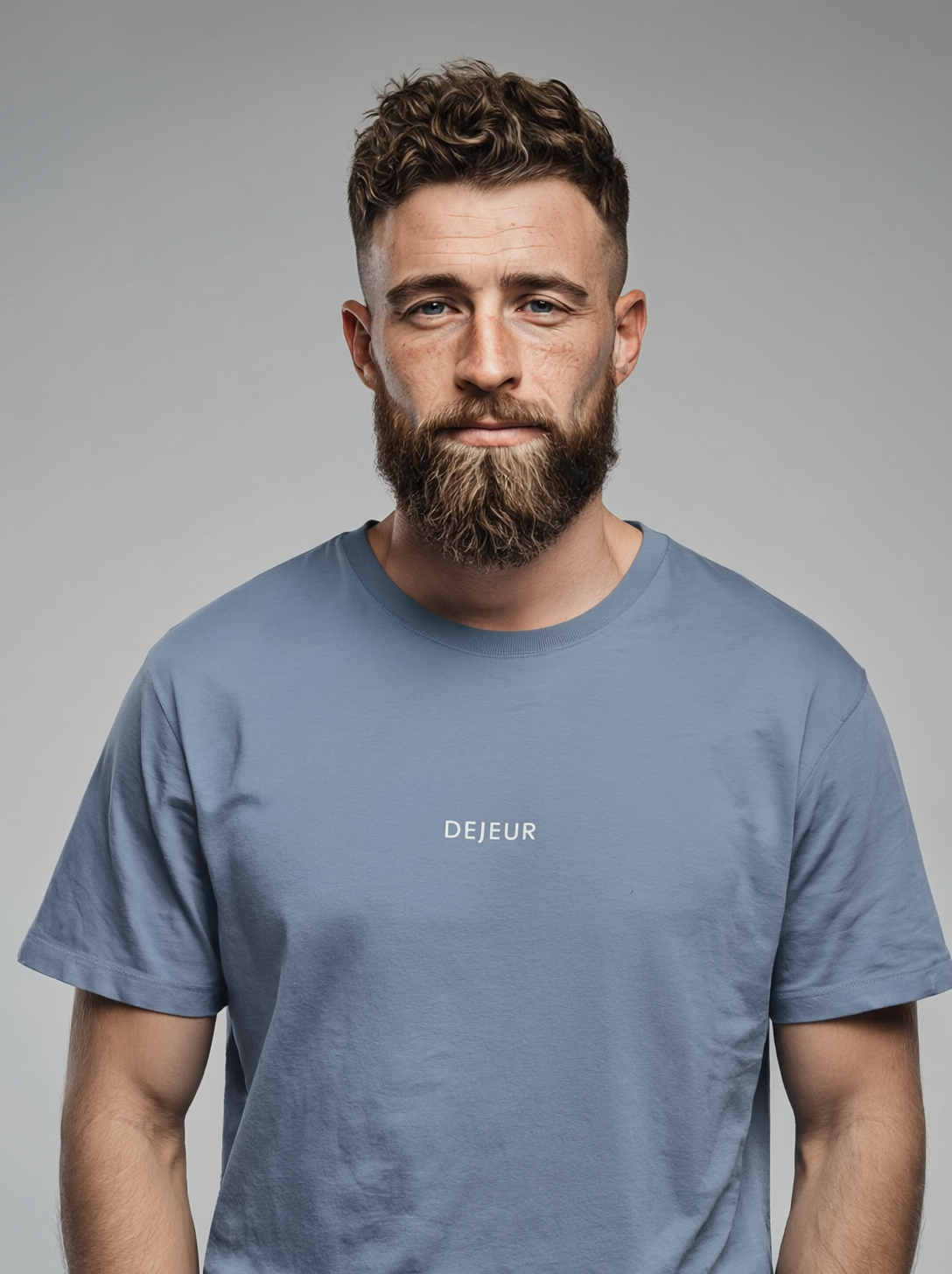 Dejeur White Logo - T-Shirt