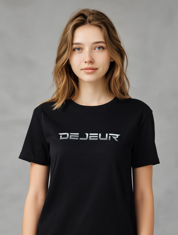Dejeur Modern Chrome Logo - T-Shirt