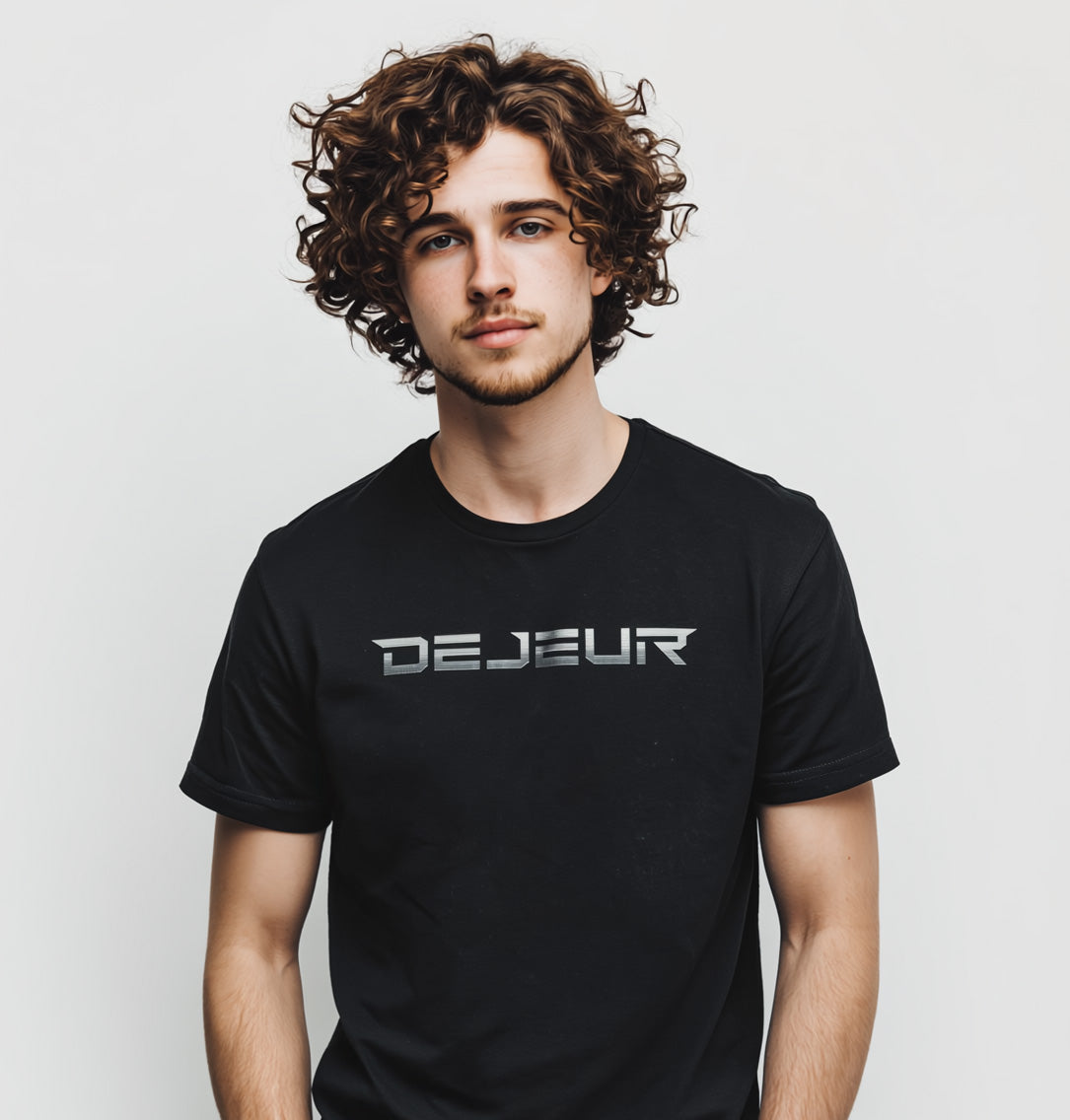 Dejeur Modern Chrome Logo - T-Shirt