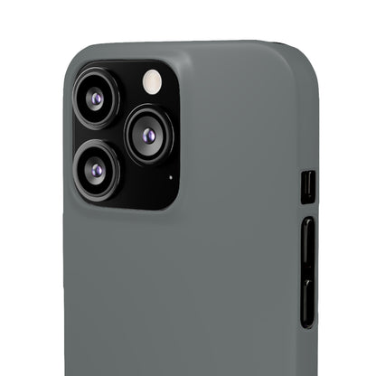 Graphite Grey - iPhone Snap Case