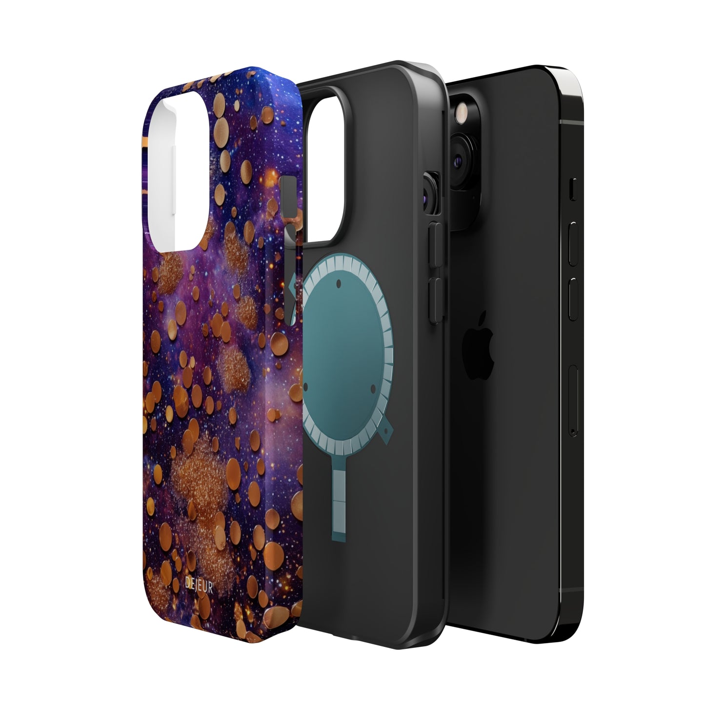 Cosmic Glitter Circles - iPhone MagSafe Tough Case