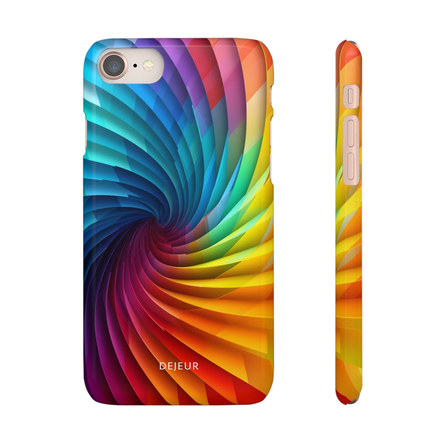 Rainbow Spiral - iPhone Snap Case