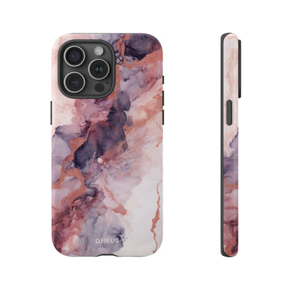 Royal Purple Marble - iPhone Tough Case