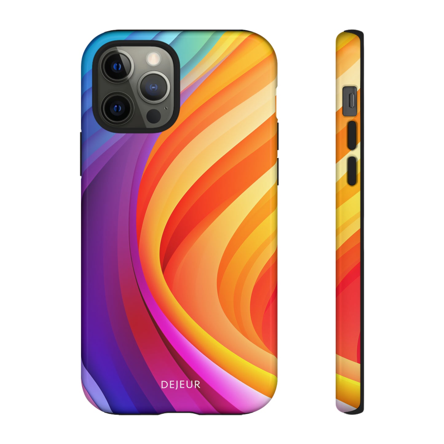 Rainbow Waves - iPhone Tough Case