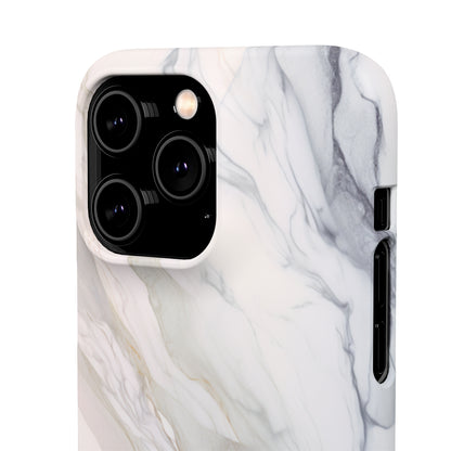 Light Cloud Marble - iPhone Snap Case