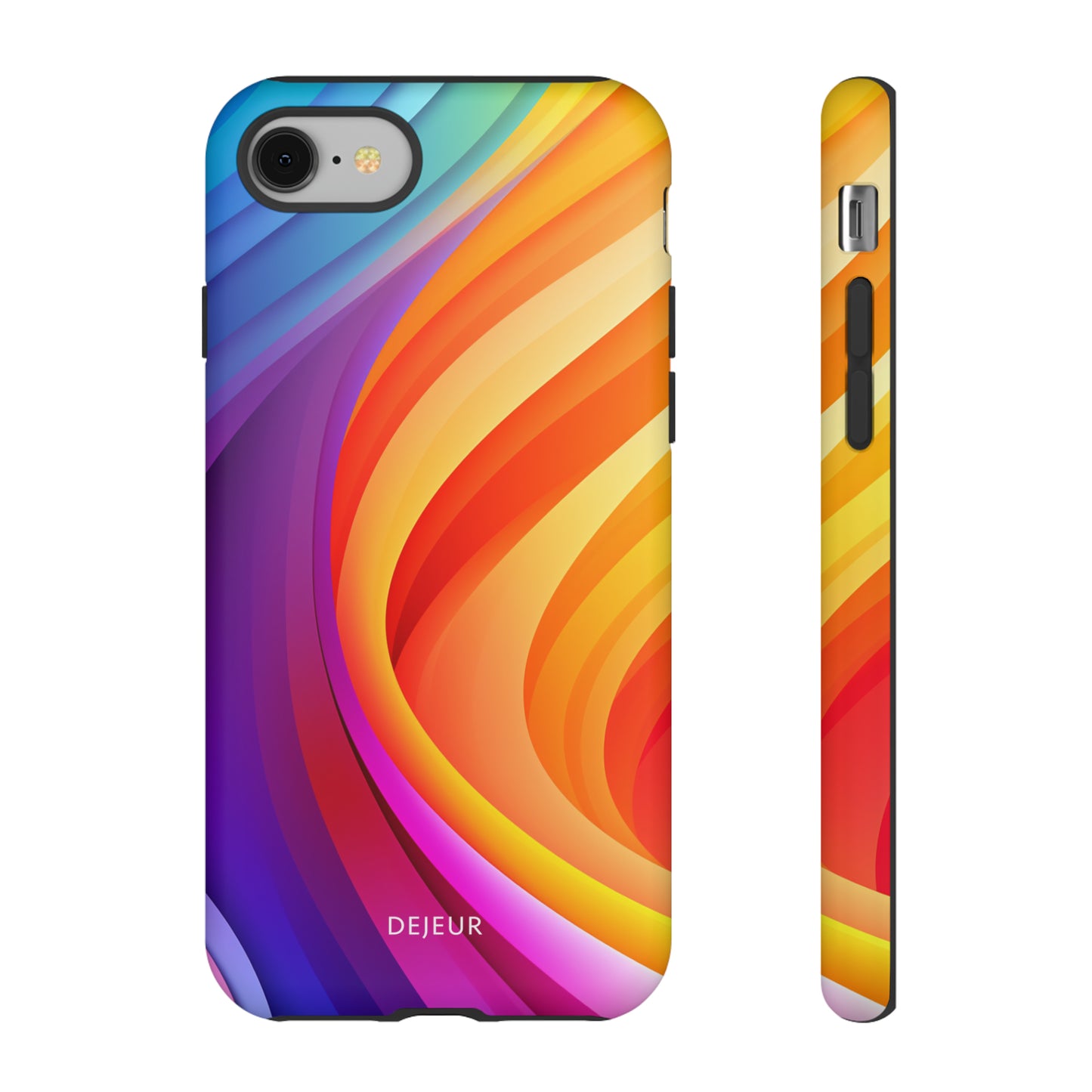 Rainbow Waves - iPhone Tough Case