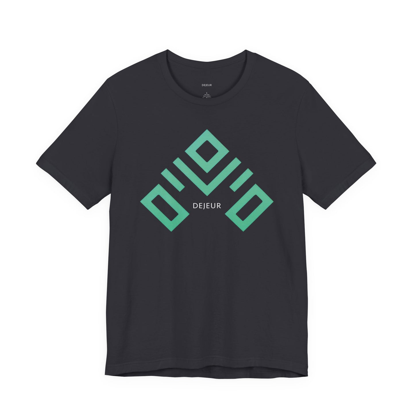 Angular Ascent Turquoise Geometry - T-Shirt