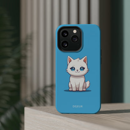 Little Blue Eyed Cat - iPhone MagSafe Tough Case