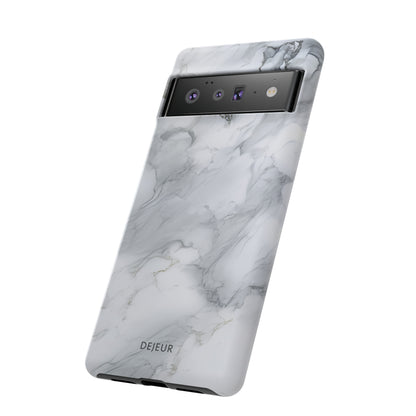 Platinum Silver Marble - Google Pixel Tough Case