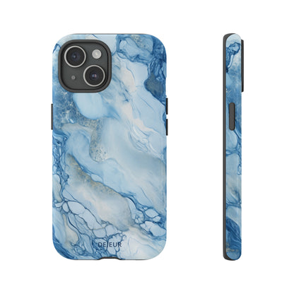 Sky Blue Marble - iPhone Tough Case