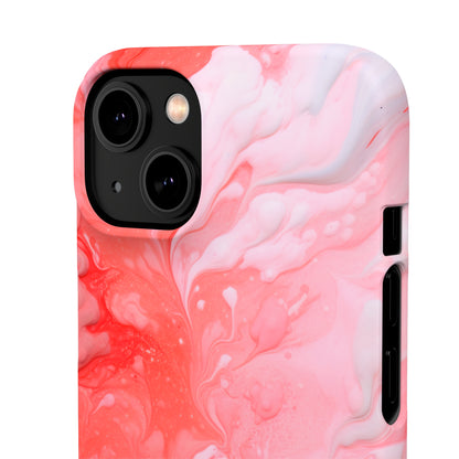 Rose Pink Marble - iPhone Snap Case