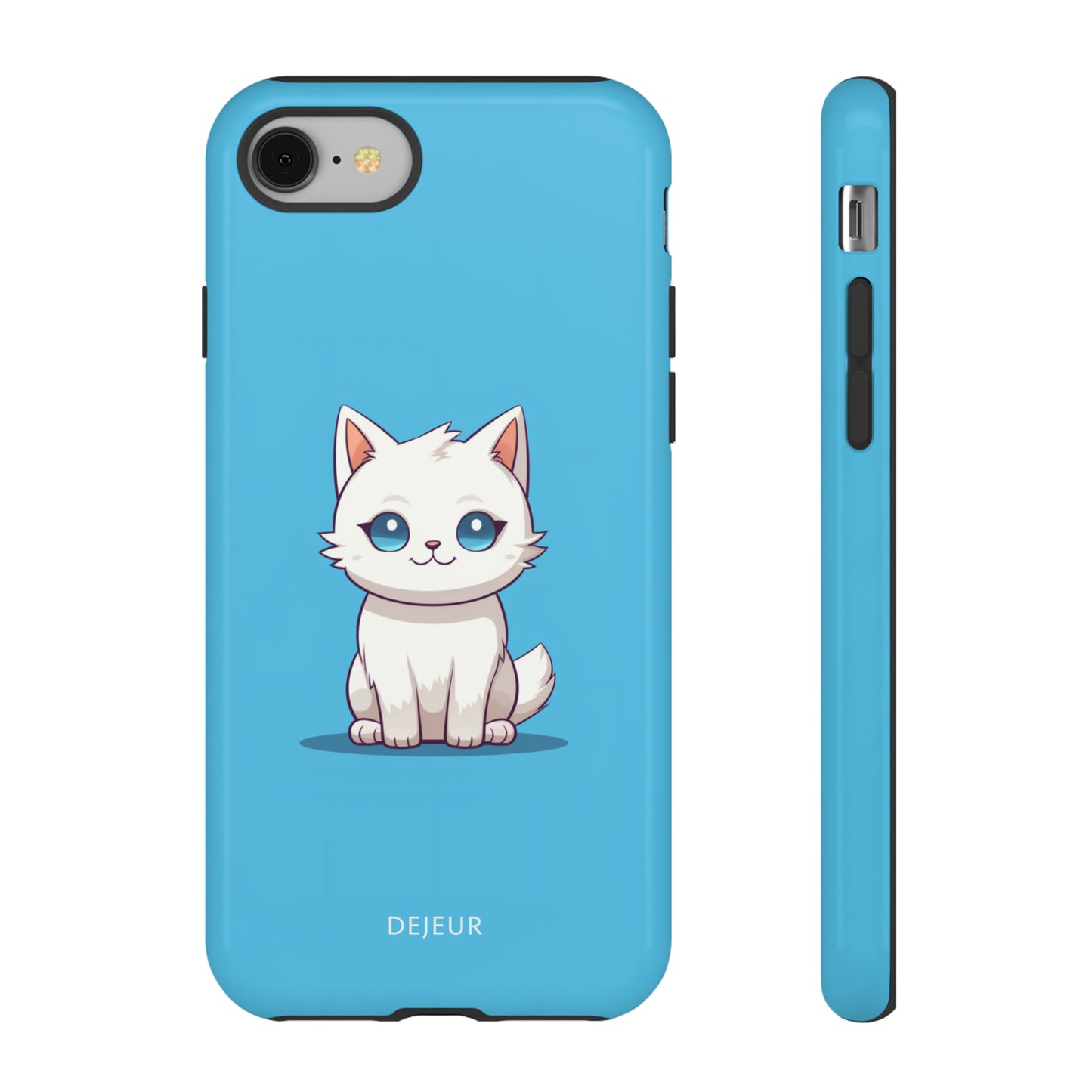 Little Blue Eyed Cat - iPhone Tough Case