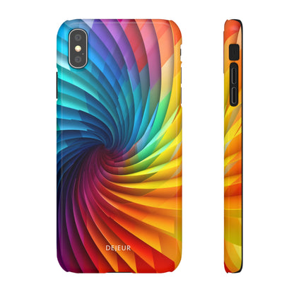 Rainbow Spiral - iPhone Snap Case