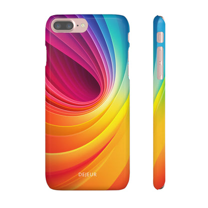 Rainbow Swirl - iPhone Snap Case