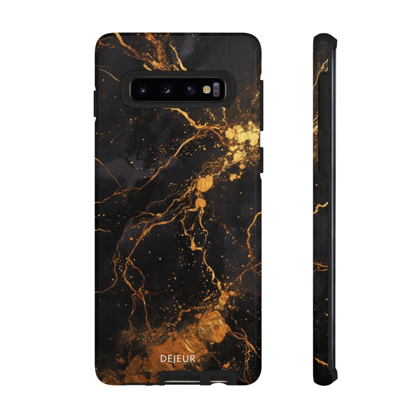 Dark Gold Amber Marble - Samsung Galaxy Tough Case