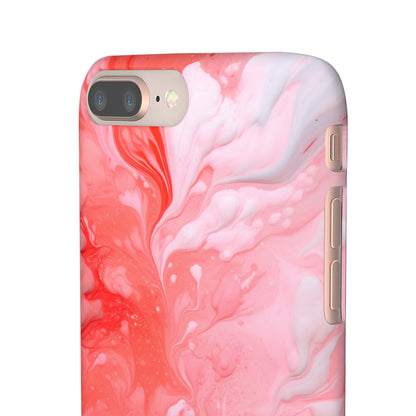 Rose Pink Marble - iPhone Snap Case