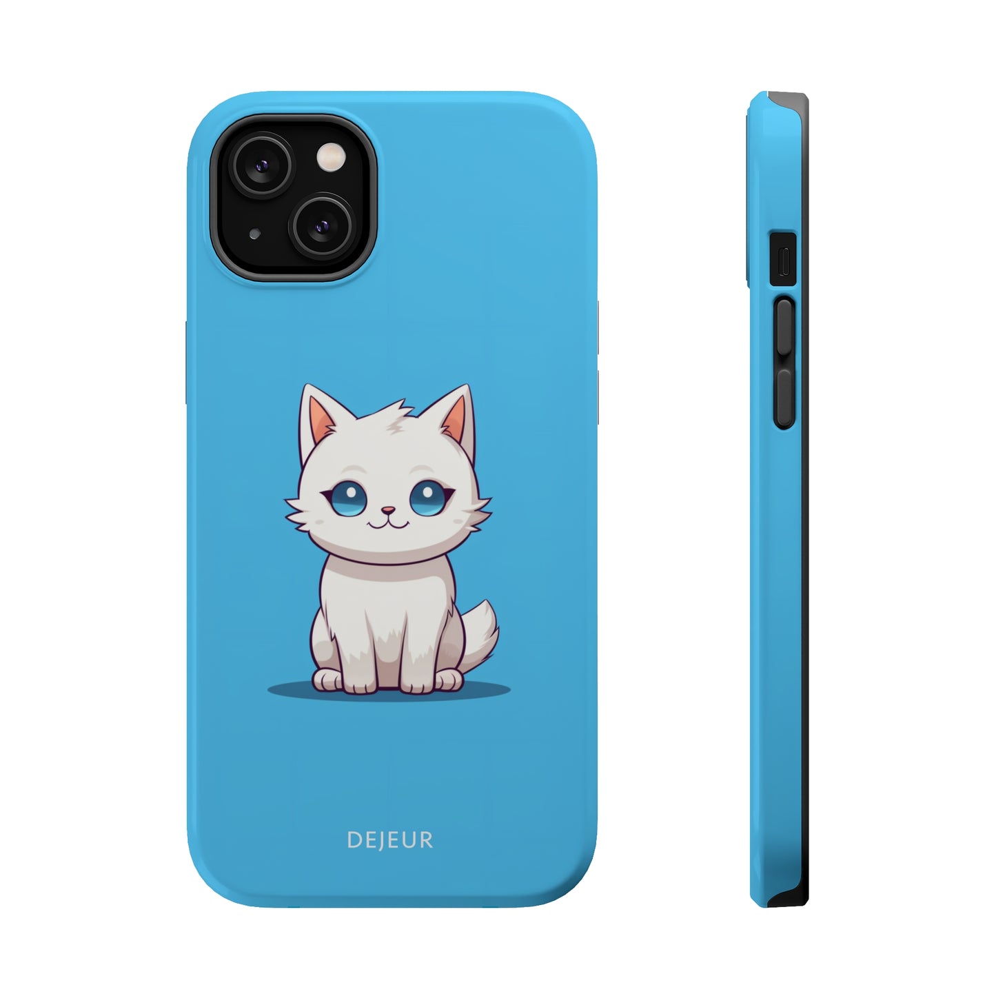 Little Blue Eyed Cat - iPhone MagSafe Tough Case