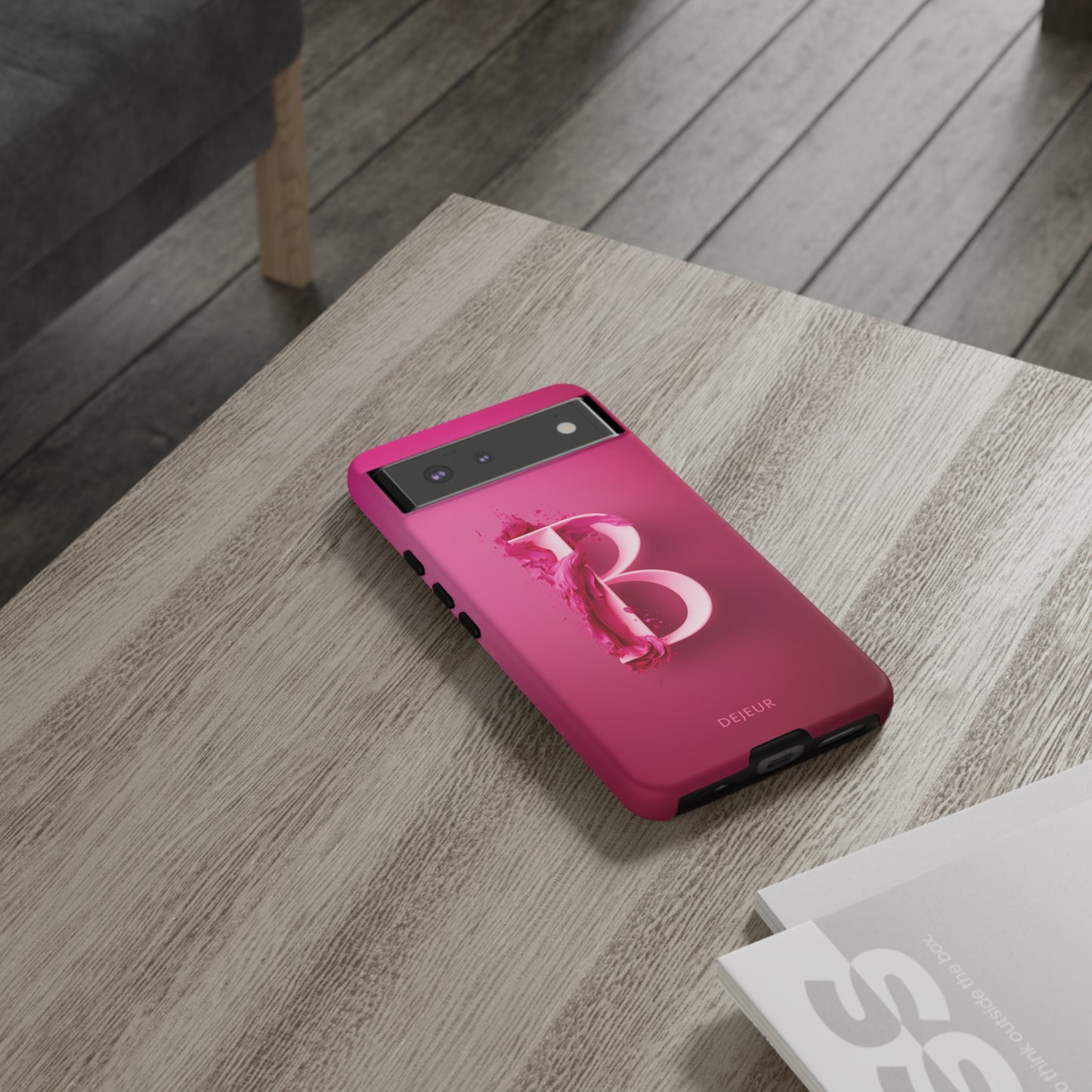 B Hot Pink Splash - Google Pixel Tough Case