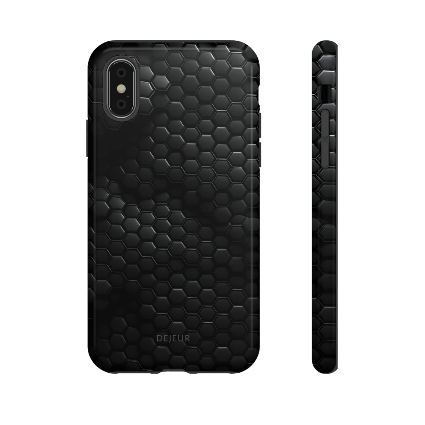 Black Carbon Matrix - iPhone Tough Case