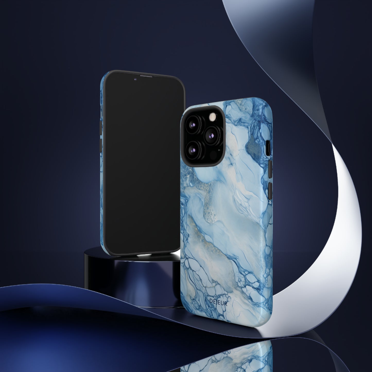 Sky Blue Marble - iPhone Tough Case